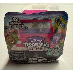 Disney Doorables Let’s Go Series 2 Mystery Road Trip Vehicle + Stylized Figure